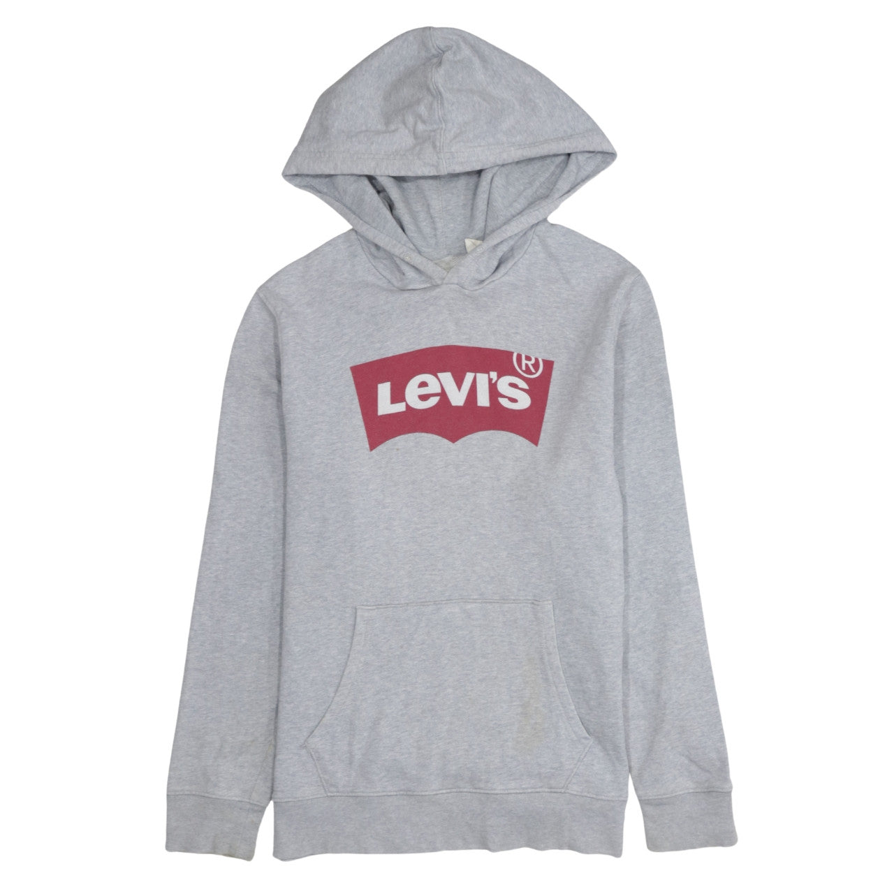 Levi's Men's Grey Pullover Hoodie S Classic Logo Sweatshirt