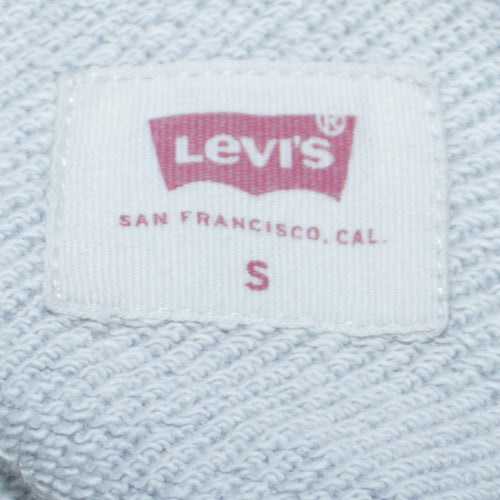 Levi's Men's Grey Pullover Hoodie S Classic Logo Sweatshirt