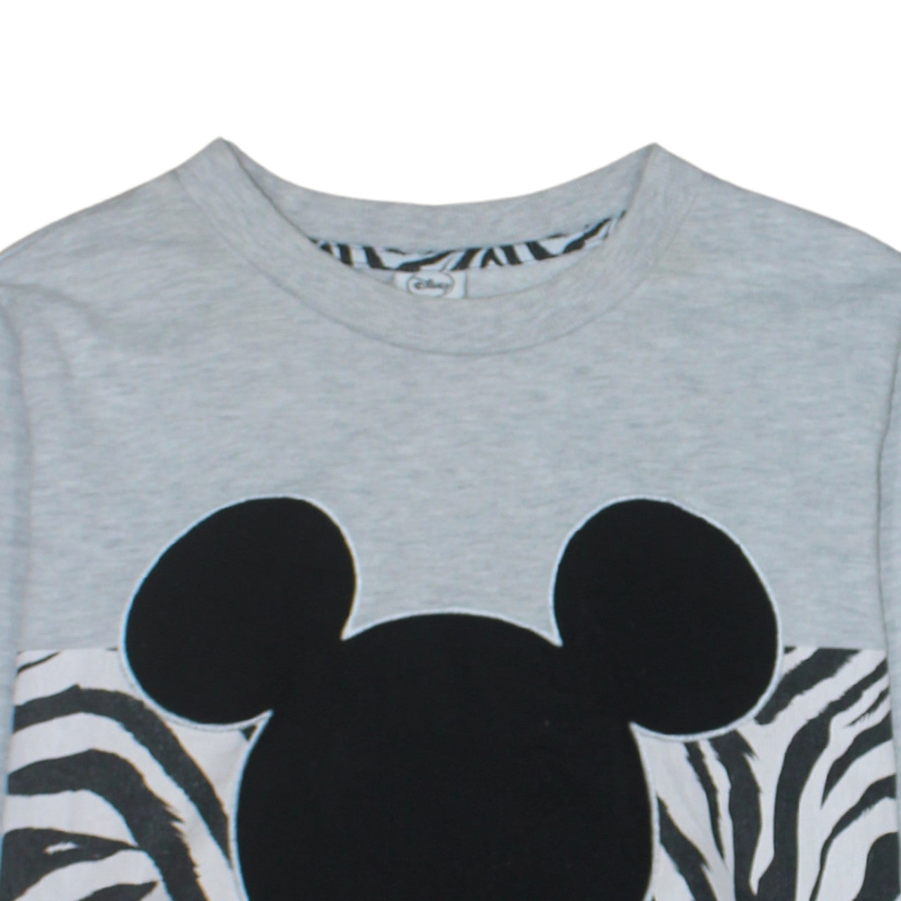 Disney at George Womens Grey & Black Mickey Mouse Sweatshirt Size M