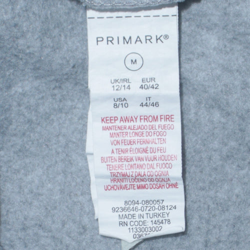 Disney Primark Women's Grey Eeyore Sweatshirt UK 12/14 Medium