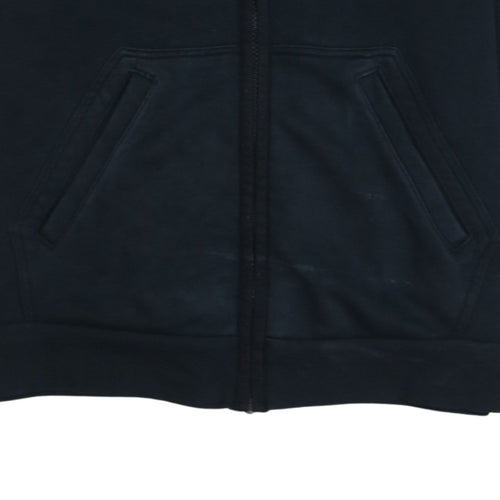 Adidas Women's Black Full Zip Hoodie Size L Essentials Sportswear