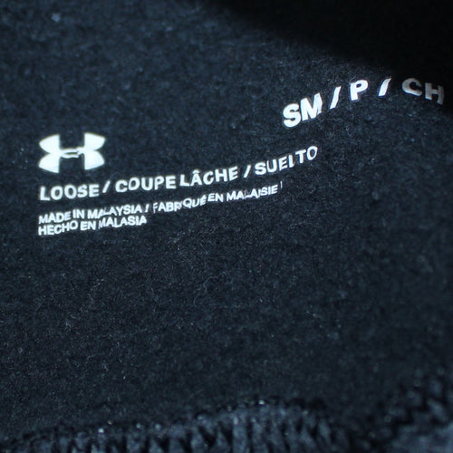 Under Armour Womens Navy Blue Speckled Pullover Hoodie Size S Loose Fit