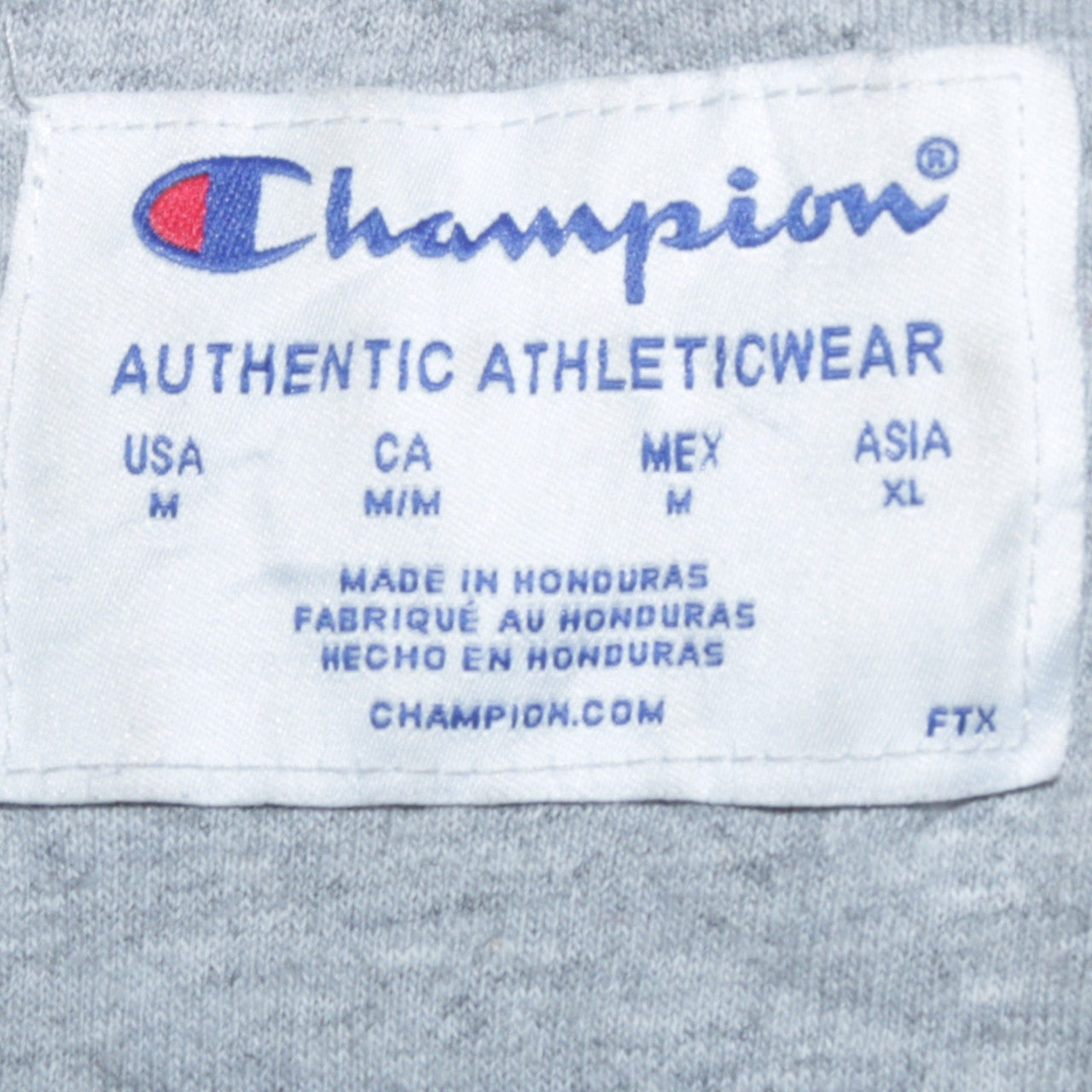 Champion Mens Navy Blue Crew Neck Pullover Sweatshirt Size M