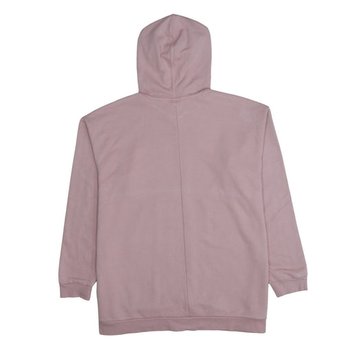 Adidas Women Pink Pullover Hoodie S 8-10 Hooded Cotton Blend Casual