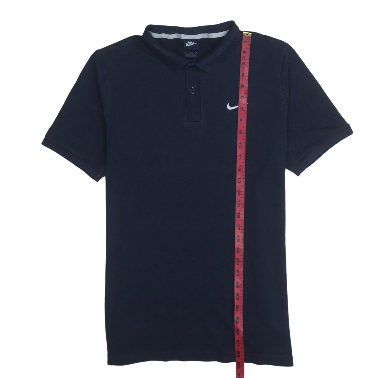 Nike Men's Blue Short Sleeve Polo Shirt Size L Cotton