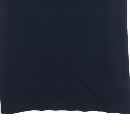 Nike Men's Blue Short Sleeve Polo Shirt Size L Cotton