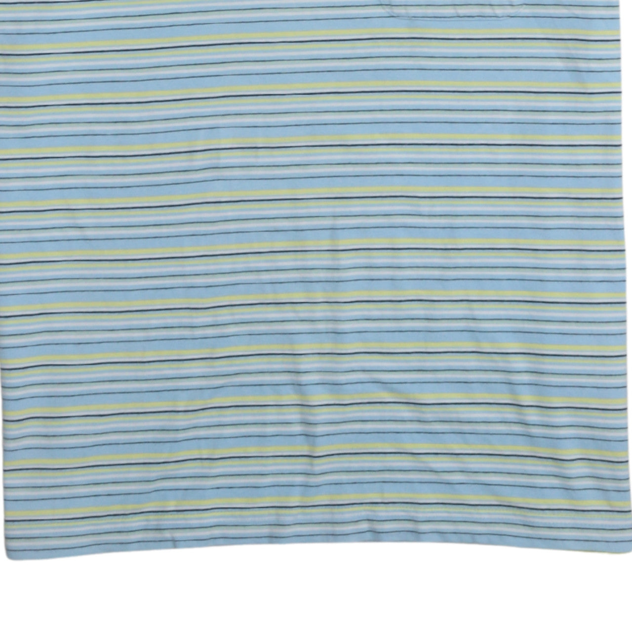 Nike Men's Blue Striped Cotton Polo Shirt XL
