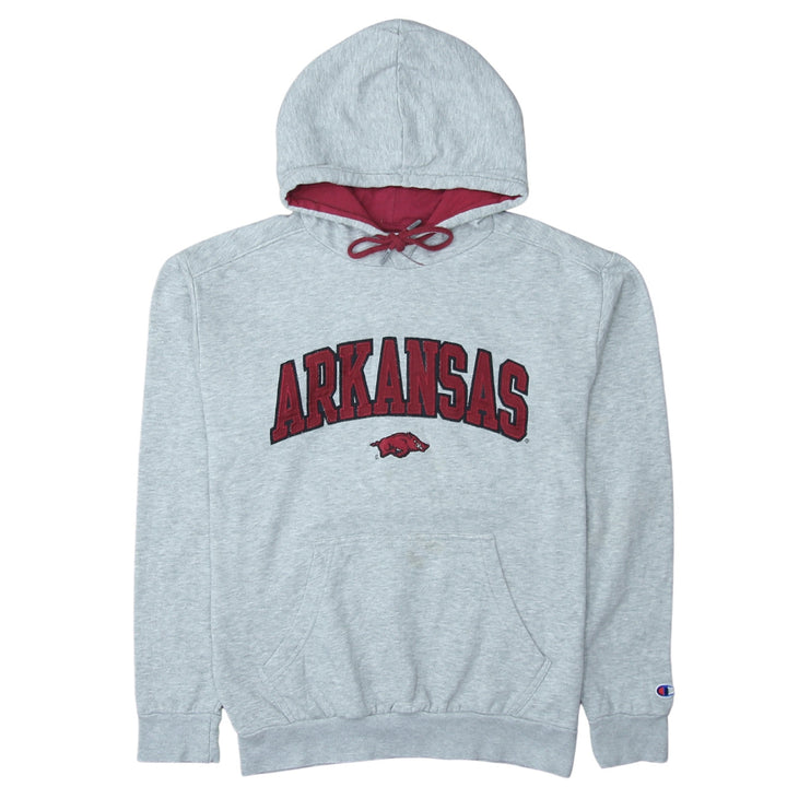Champion Men’s Grey Arkansas Pullover Hoodie Size S