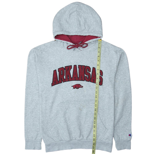 Champion Men’s Grey Arkansas Pullover Hoodie Size S
