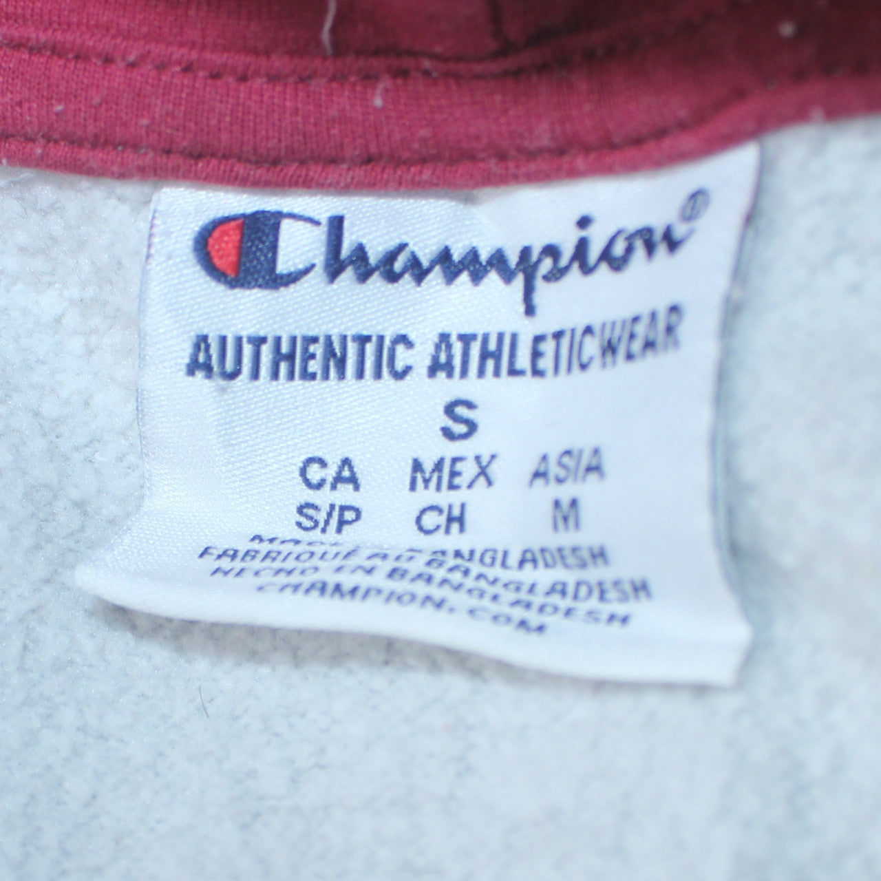 Champion Men’s Grey Arkansas Pullover Hoodie Size S