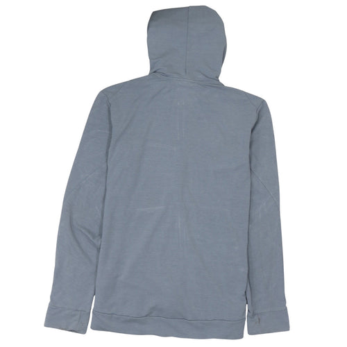 Nike Men's Grey Dri-FIT Full Zip Hoodie Size L Lightweight Sportswear