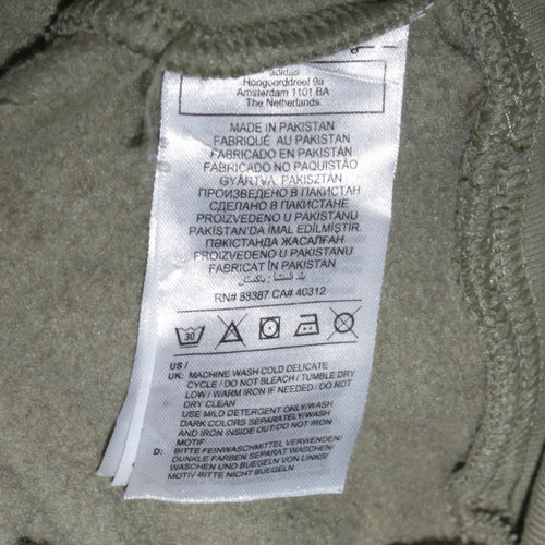 Adidas Women Khaki Green Crew Neck Pullover Sweatshirt Size 22