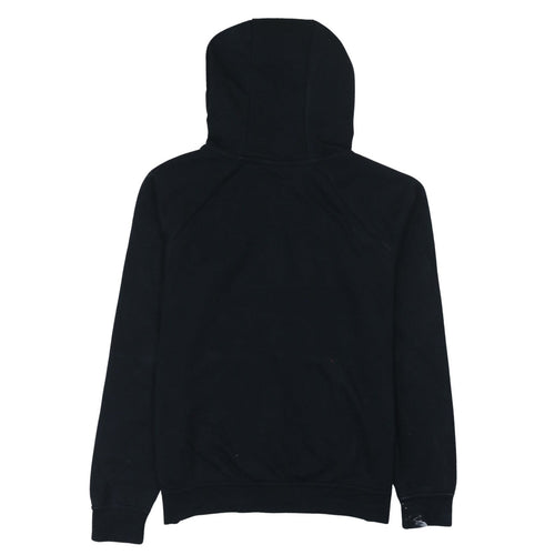 Nike Women Black Full Zip Hoodie Small Cotton Blend Lined Sportswear