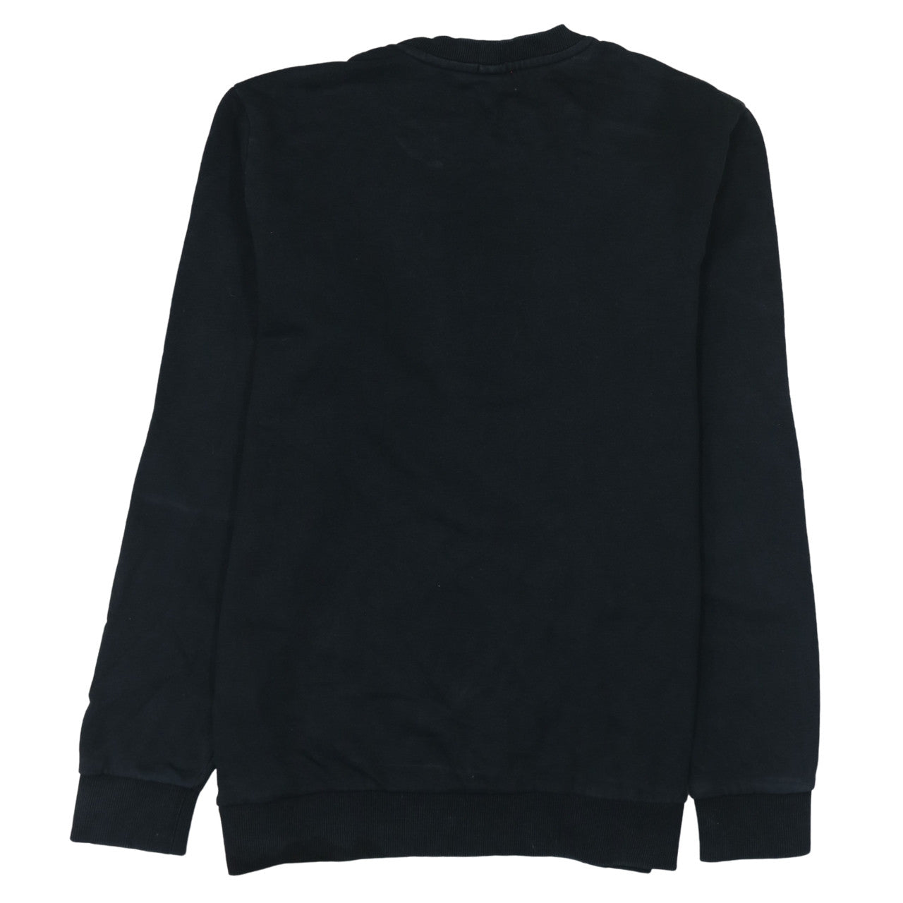 Hugo Boss Men's Black Regular Fit Logo Crew Neck Sweatshirt L