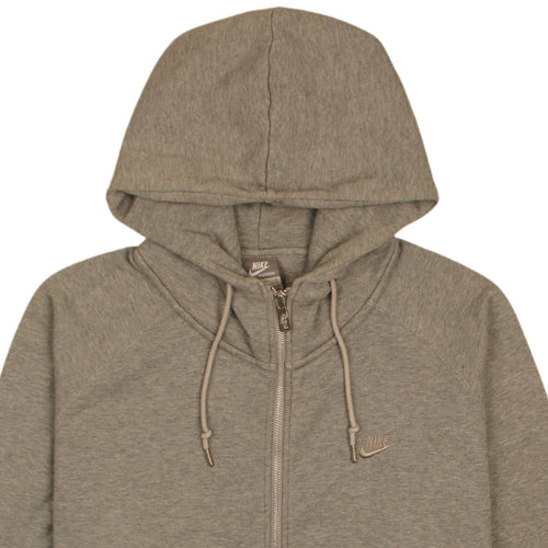 Nike Men's Grey Full Zip Hoodie XL Sportswear Sweatshirt