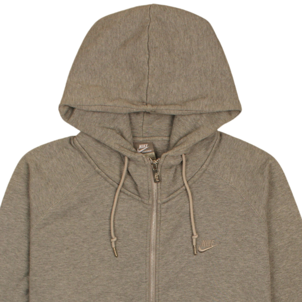 Nike Men's Grey Full Zip Hoodie XL Sportswear Sweatshirt