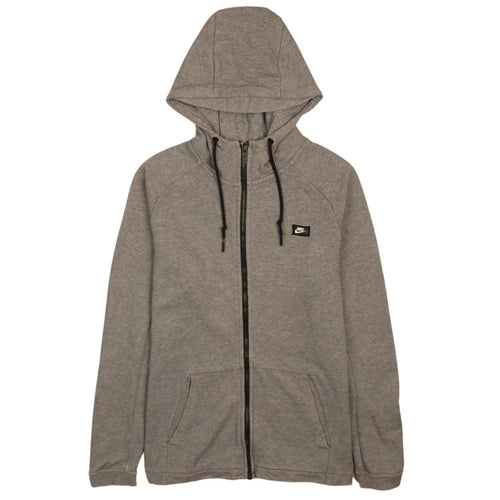 Nike Men's Grey Full Zip Hoodie Size M Regular Fit