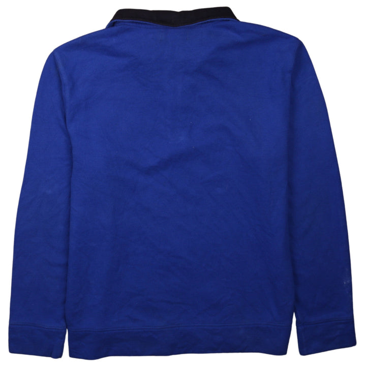 Nautica Men's Blue Fleece 1/4 Zip Pullover Sweatshirt XL