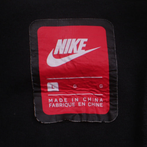 Nike Men's Black Grey Track Jacket L Lightweight Zip Sportswear