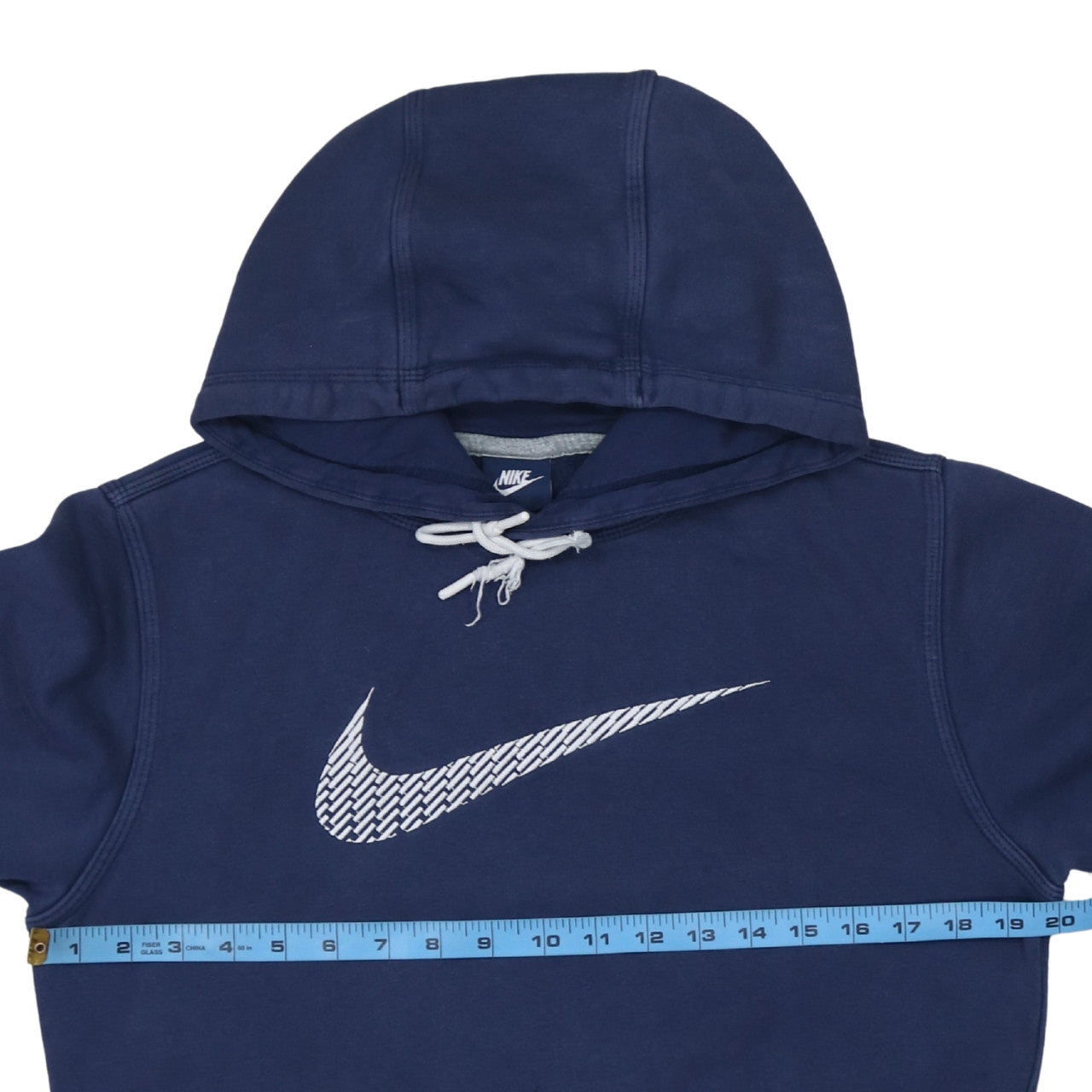 Nike Men's Blue Pullover Hoodie Regular Fit Size M Fleece Sweatshirt