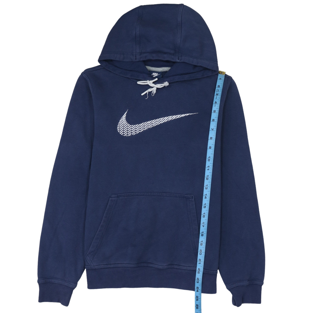 Nike Men's Blue Pullover Hoodie Regular Fit Size M Fleece Sweatshirt