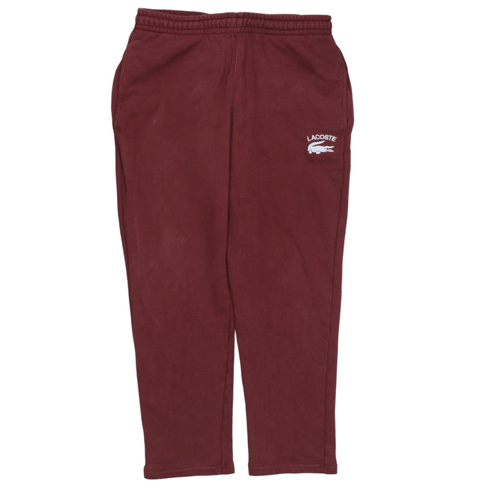 Lacoste Men Brown Tapered Fit Cotton Sweatpants Size M