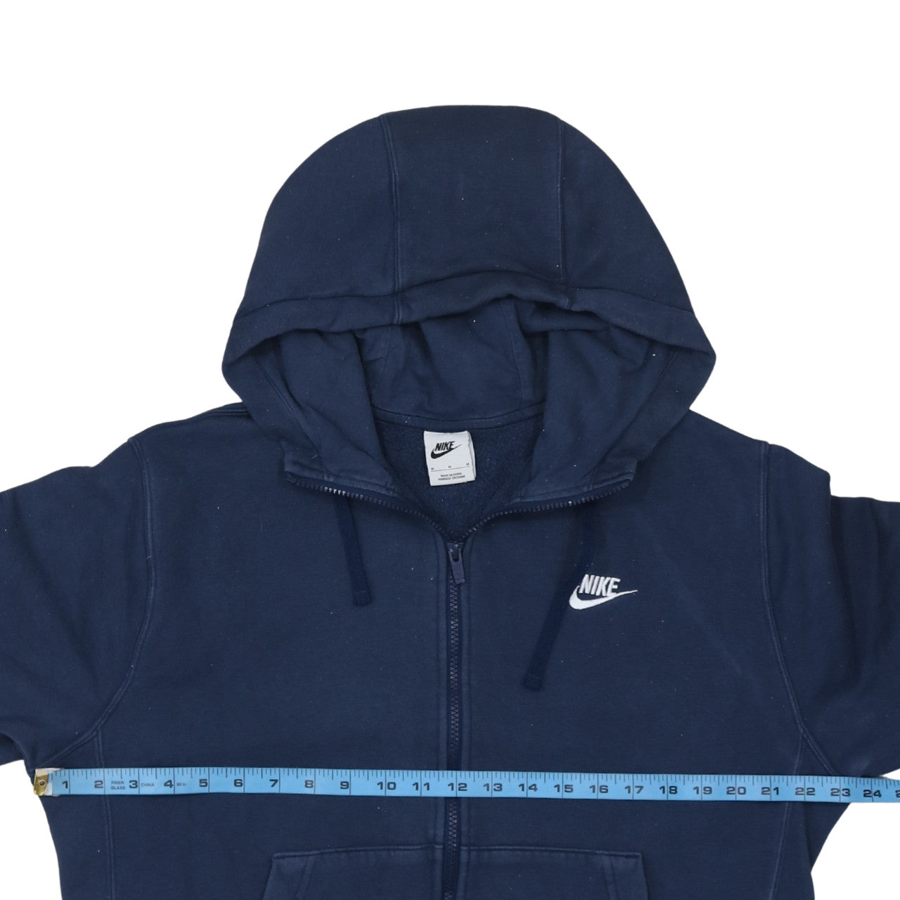Nike Men's Blue Full Zip Hoodie Medium Fleece Sportswear