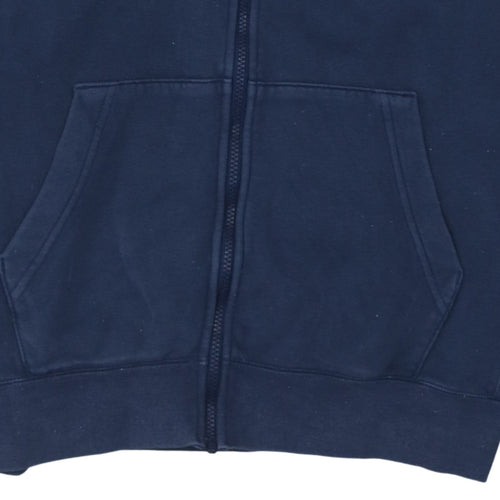 Nike Men's Blue Full Zip Hoodie Medium Fleece Sportswear