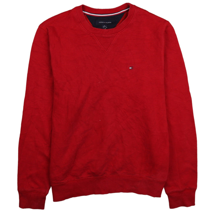 Tommy Hilfiger Mens Red XS Crew Neck Pullover Sweatshirt