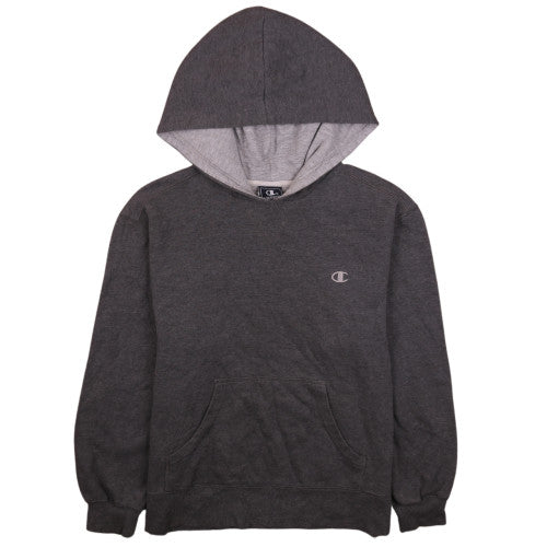 Champion Boys Grey Pullover Hoodie Cotton Blend Classic Style M