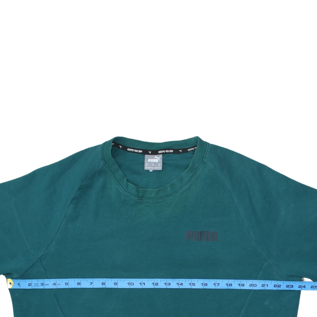 Puma Men's Green XL Crew Neck Pullover Sweatshirt