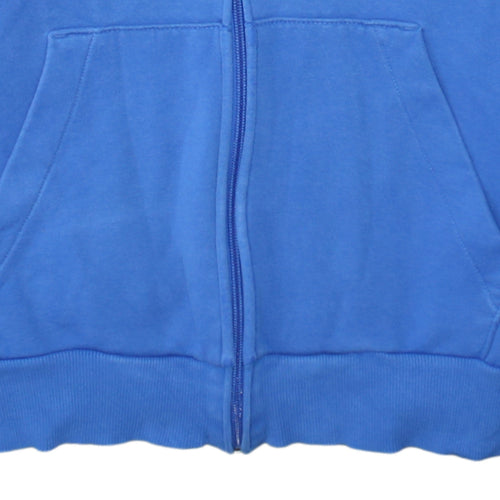 Puma Men's Blue Full Zip Hoodie M Sports Fleece Sweatshirt