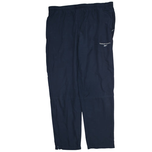 Reebok Men's Blue Windbreaker Track Trousers Size S