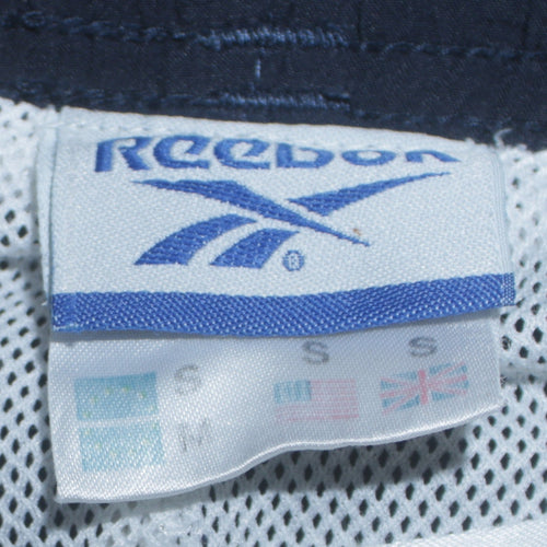 Reebok Men's Blue Windbreaker Track Trousers Size S