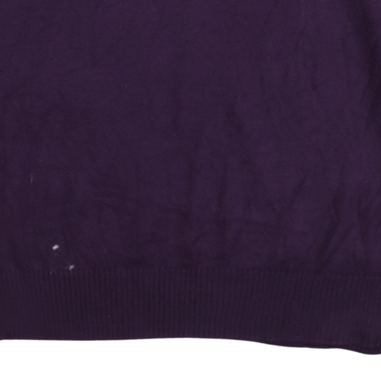 Polo Ralph Lauren Men’s Purple V-Neck Cotton Jumper XL