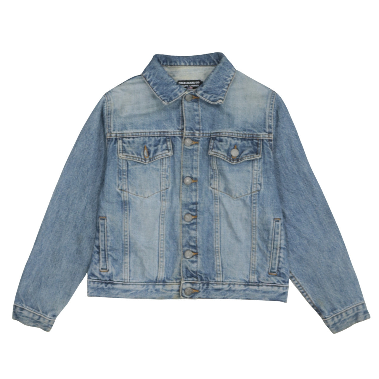 Ralph Lauren Women Blue Denim Jacket Small Classic Style