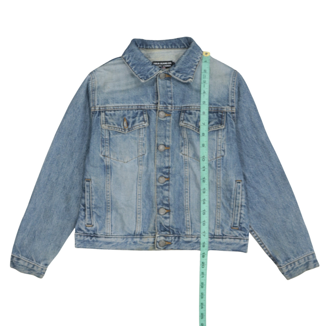 Ralph Lauren Women Blue Denim Jacket Small Classic Style