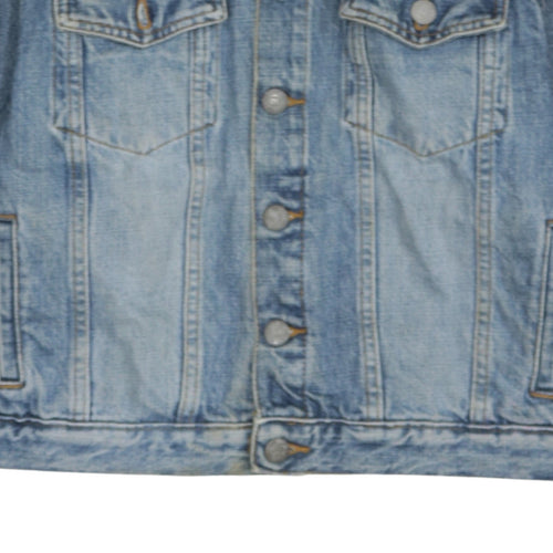 Ralph Lauren Women Blue Denim Jacket Small Classic Style