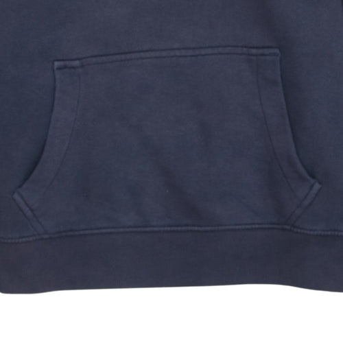 Tommy Hilfiger Boys Navy Blue Hoodie Size 164 Pullover Fleece Sweatshirt