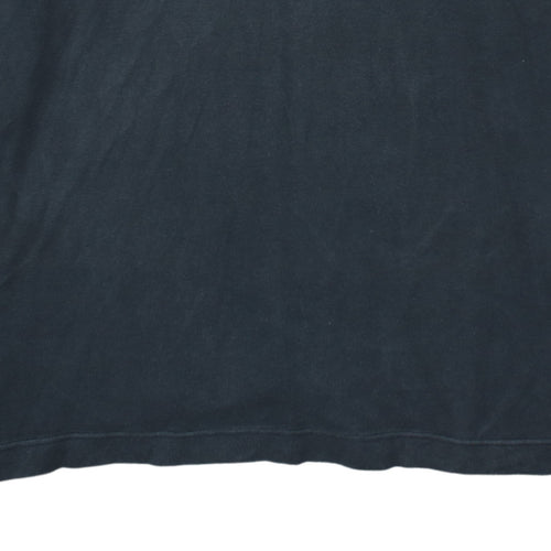 Nike Men's Black 2XL High Neck Pullover Sweatshirt Retro Logo