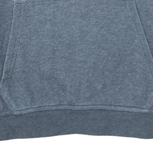 Nike Men Grey Pullover Hoodie L Regular Fit Fleece Sportswear