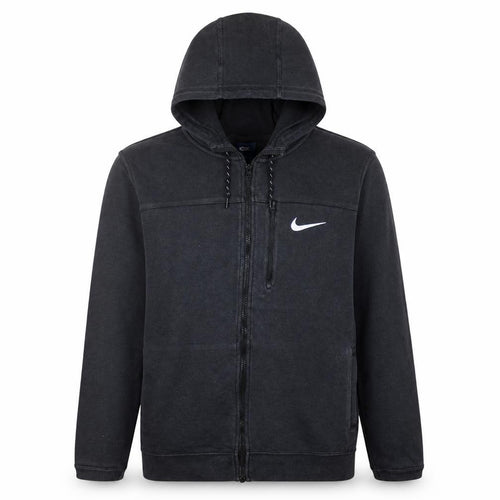 Nike Mens Black Full Zip Hoodie Size M Fleece Sportswear