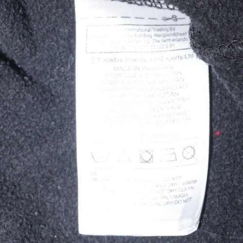 Adidas Men's Black Pullover Hoodie M Fleece Trefoil Logo Sportswear
