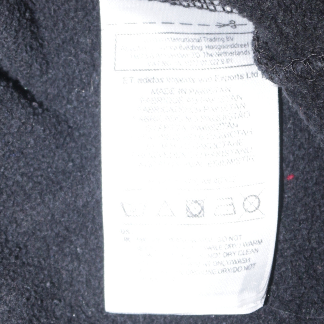 Adidas Men's Black Pullover Hoodie M Fleece Trefoil Logo Sportswear
