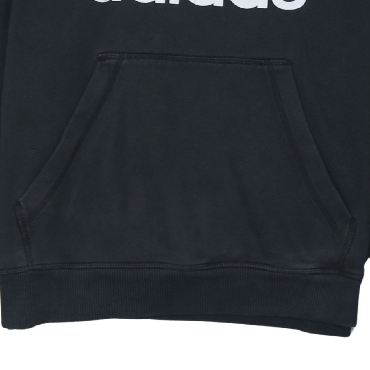 Adidas Men's Black Pullover Hoodie M Fleece Trefoil Logo Sportswear