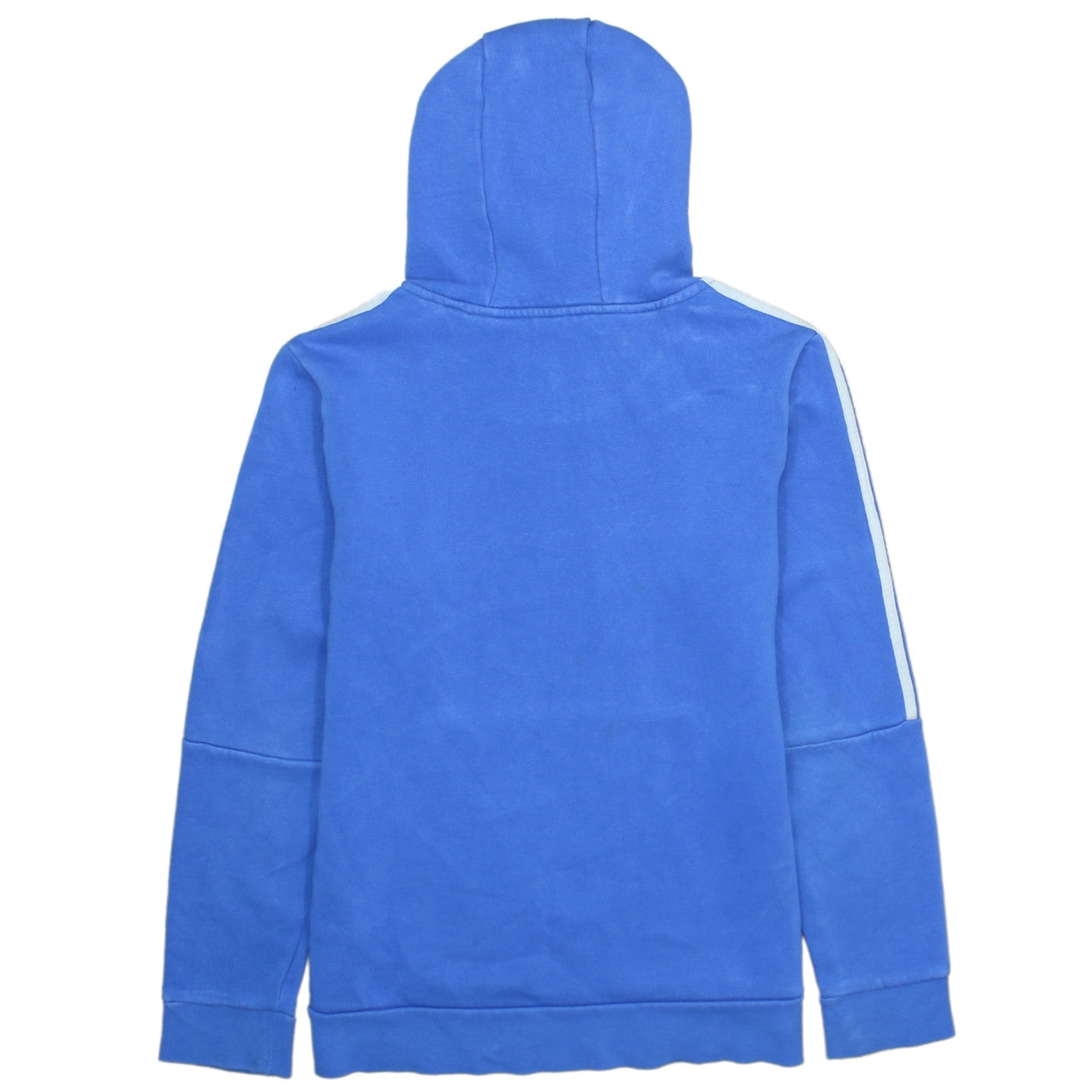Adidas Boys Blue Pullover Hoodie 13-14 Years Hooded Fleece Sweatshirt