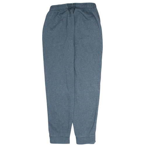 Adidas Men Grey Jogger Sweatpants L Tapered Cotton Blend