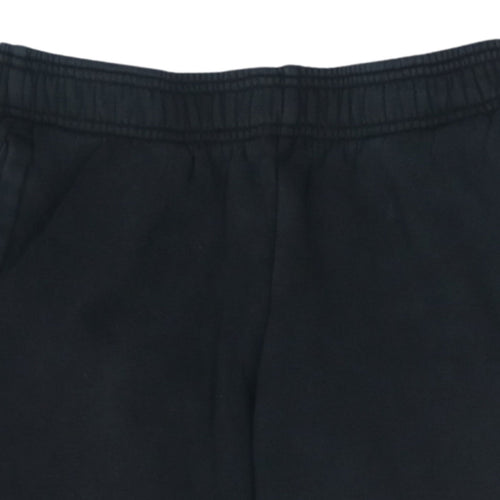 Adidas Boys Black Jogger Sweatpants 13-14 Years Cotton Blend Sportswear