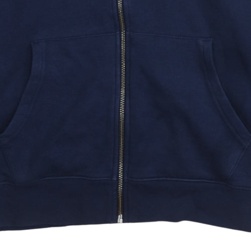 Levi's Men's Blue Full Zip Relaxed Fit Hoodie Size M