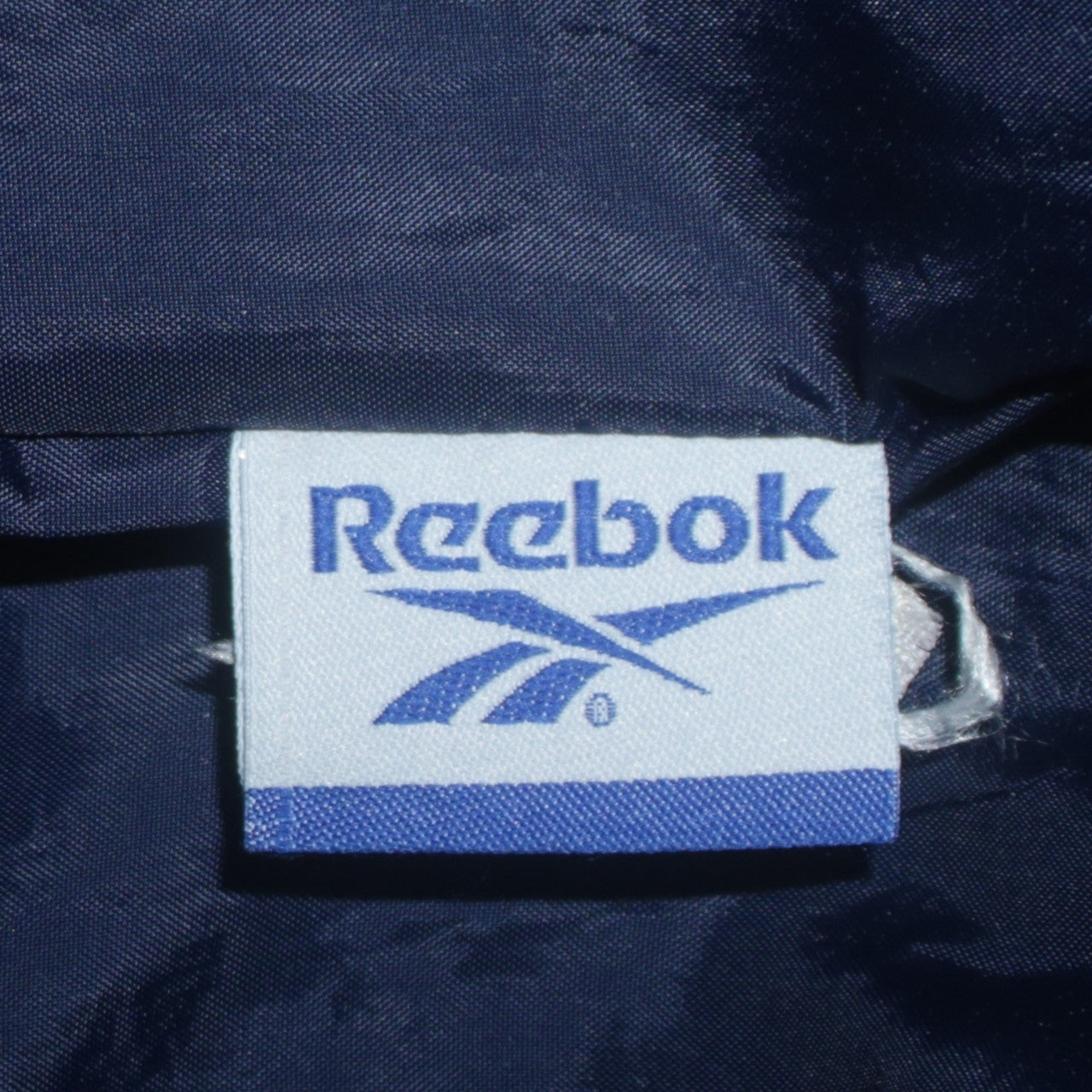 Reebok Men's Blue Orange Hooded Anorak Jacket L Retro 90s Sports Style
